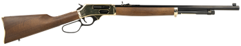 Henry H010BG Side Gate  45-70 Gov 4+1 22" Blued Octagon Barrel, Polished Brass Hardened Rec, American Walnut Stock Furniture, Large Loop Lever, Adj. Sight                                              