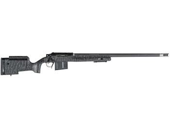 Christensen Arms 8010400300 BA Tactical Long Range 338 Lapua Mag 3+1 27" Carbon Fiber Barrel, Black Nitride Finish, Black with Gray Webbing Stock