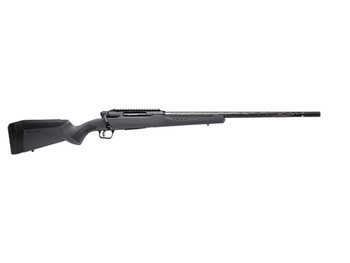 Savage Arms 57901 Impulse Mountain Hunter 7mm Rem 3+1 24" Carbon Fiber Threaded Barrel, Black Aluminum Receiver w/Picatinny Rail, Gray AccuStock Synthetic Stock, Ambidextrous