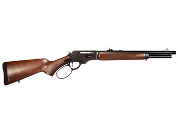 Rossi 954570161 R95 Trapper 45-70 Gov 5+1 16.50" Black Oxide Threaded Barrel, Black Oxide Drilled & Tapped Stainless Steel Receiver, Fixed Hardwood Stock
