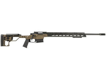 Christensen Arms 8010301201 Modern Precision 338 Lapua Mag 27" Threaded Carbon Fiber Barrel 5+1, Black Nitride Finish, Desert Brown Anodized Folding Stock, Polymer Grip