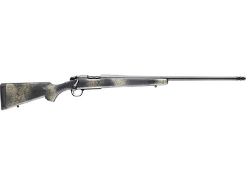 Bergara Rifles B14LM518 B-14 Wilderness Ridge 300 PRC 3+1 24" Threaded, Sniper Gray Cerakote Barrel/Rec, SoftTouch Woodland Camo Synthetic Stock, Omni Muzzle Brake