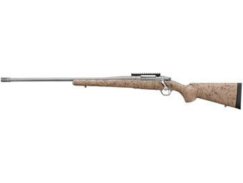 Ruger 57161 Hawkeye FTW Hunter Full Size 6.5 Creedmoor 4+1 22" Matte Stainless Threaded Barrel, Stainless Steel Receiver w/Picatinny Rail, Speckled Tan/Black HS Precision Synthetic Stock, Left Hand