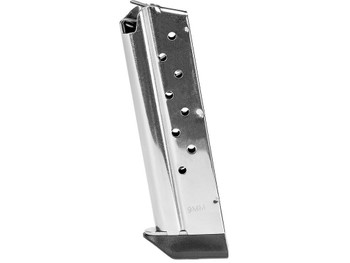 Kimber Mfg, Inc 4200380 9rd 9mm Luger Fits 1911 Silver Stainless Steel