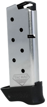 Kimber Mfg, Inc 1200851A Micro 9 Tac-Mag 7rd Extended 9mm Luger Silver                                                                                                                                  