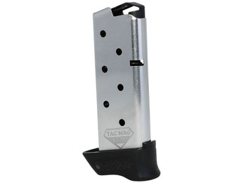 Kimber Mfg, Inc 1200851A Micro 9 Tac-Mag 7rd Extended 9mm Luger Silver