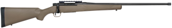 Mossberg 28090 Patriot Predator Full Size 6.5 PRC 4+1 24" Matte Blued Fluted Threaded Barrel, Matte Blued Stainless Steel Receiver w/Picatinny Rail, Flat Dark Earth Fixed Synthetic Stock, Right Hand  