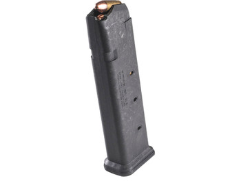 Magpul MAG661BLK PMAG GL9 21rd 9mm Luger Compatible w/Glock 17/19/26/34/45 Black Polymer
