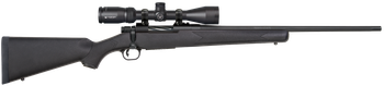 Mossberg 28001 Patriot  6.5 Creedmoor Caliber with 5+1 Capacity, 22" Fluted Barrel, Matte Blued Metal Finish & Black Synthetic Stock Right Hand (Full Size) Includes Vortex Crossfire II 3-9x40mm Scope 