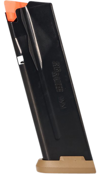 Sig Sauer 8901206 P365-XMACRO  17rd 9mm Luger Coyote Tan Floor Plate Fits All Sig P365 Models                                                                                                           
