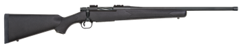 Mossberg 28013 Patriot  Full Size 450 Bushmaster 4+1 20" Matte Blued Fluted Threaded Barrel, Drilled & Tapped Matte Blued Stainless Steel Receiver, Black Fixed Synthetic Stock, Right Hand             