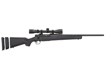 Mossberg 27867 Patriot Super Bantam 308 Win Caliber with 5+1 Capacity, 20" Fluted Barrel, Matte Blued Metal Finish & Black Synthetic Stock Right Hand (Youth) Includes 3-9x40mm Scope