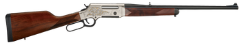 Henry H014D223 Long Ranger Deluxe Full Size 223 Rem/5.56x45mm NATO 5+1 20" Blued Steel Barrel, Engraved Nickel-Plated w/24K Gold Inlay Steel Receiver, American Walnut Stock Right Hand                 