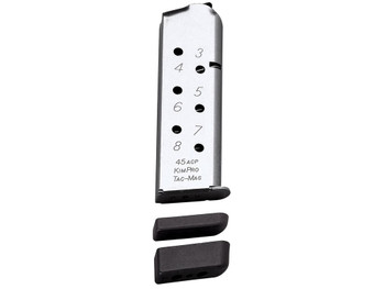 Kimber Mfg.,inc 1100721A Tac-Mag 8rd 45 ACP Silver Stainless Steel
