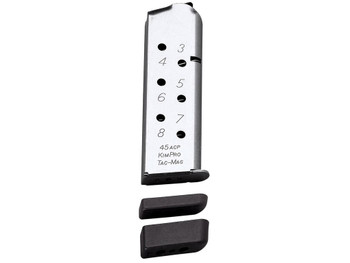 Kimber Mfg.,inc 1100721A Tac-Mag 8rd 45 ACP Silver Stainless Steel
