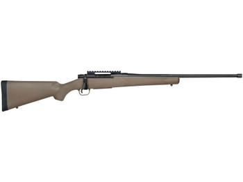 Mossberg 27873 Patriot Predator 243 Win Caliber with 5+1 Capacity, 22" Threaded/Fluted Barrel, Matte Blued Metal Finish & Flat Dark Earth Synthetic Stock Right Hand (Full Size)