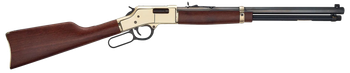 Henry H006M41 Big Boy Classic Full Size 41 Rem Mag 10+1 20" Blued Octagon Barrel, Polished Brass Receiver, American Walnut Stock Right Hand                                                             