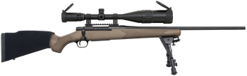 Mossberg 28019 Patriot Night Train 6.5 Creedmoor 5+1 24" Matte Blued Flat Dark Earth Right Hand 6-24x50mm Scope                                                                                         