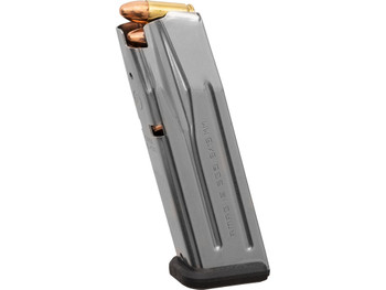 Magpul MAG1464SST AMAG 15rd 9mm Fits Sig P320 Silver Stainless Steel
