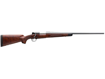 Winchester Repeating Arms 535203299 Model 70 Super Grade 6.8 Western Caliber with 3+1 Capacity, 24" Barrel, High Polished Blued Metal Finish & Satin Fancy Walnut Stock Right Hand (Full Size)