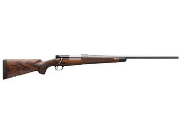 Winchester Repeating Arms 535239226 Model 70 Super Grade 270 Win Caliber with 5+1 Capacity, 24" Barrel, High Polished Blued Metal Finish & AAA French Walnut Stock Right Hand (Full Size)