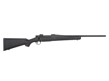 Mossberg 27892 Patriot Full Size 30-06 Springfield 5+1 22" Matte Blued Fluted Barrel, Drilled & Tapped Matte Blued Stainless Steel Receiver, Black Fixed Synthetic Stock, Right Hand