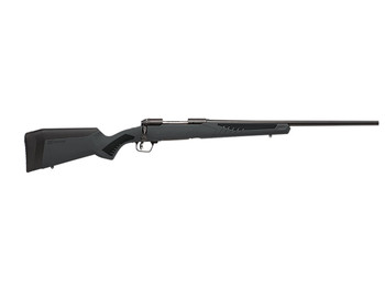Savage Arms 57039 110 Hunter Full Size 270 Win 4+1 22" Matte Black Button-Rifled Barrel, Matte Black Drilled & Tapped Carbon Steel Receiver, Adj AccuStock Matte Gray Synthetic Stock, Right Hand