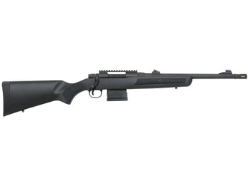 Mossberg 27738 MVP Patrol Full Size 308 Win/7.62 NATO 10+1 16.25" Blued Threaded Bull Barrel, Blued Stainless Steel Receiver w/Picatinny Rail, Black Fixed Synthetic Stock, Right Hand