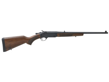 Henry H015357 Single Shot 38 Special or 357 Mag Caliber with 1rd Capacity, 22" Barrel, Overall Blued Finish & American Walnut Stock, Right Hand (Full Size)