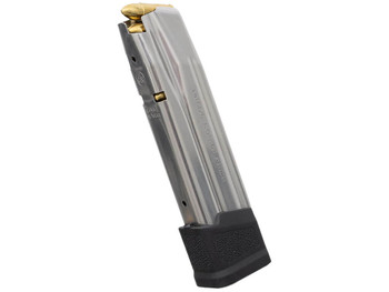Magpul MAG1465-SST AMAG 21rd 9mm Fits Sig P320 Silver/Black Stainless Steel/Polymer