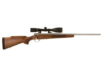 Howa HWH65CTS M1500 Standard Hunter 6.5 Creedmoor 5+1 22" Stainless Steel Threaded Barrel, Stainless Steel Receiver, Fixed Walnut Stock, *Scope Not Included