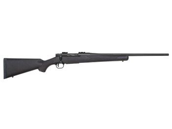 Mossberg 28085 Patriot Full Size 350 Legend 4+1 22" Matte Blued Fluted Barrel, Drilled & Tapped Matte Blued Stainless Steel Receiver, Black Fixed Synthetic Stock, Right Hand