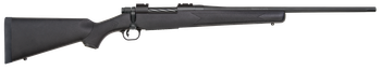 Mossberg 27877 Patriot  Full Size 25-06 Rem 5+1 22" Matte Blued Fluted Barrel, Drilled & Tapped Matte Blued Stainless Steel Receiver, Walnut Fixed Stock, Right Hand                                    