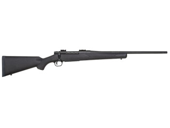 Mossberg 27877 Patriot Full Size 25-06 Rem 5+1 22" Matte Blued Fluted Barrel, Drilled & Tapped Matte Blued Stainless Steel Receiver, Walnut Fixed Stock, Right Hand
