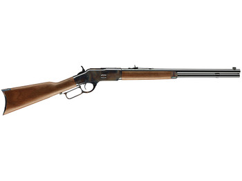 Winchester Repeating Arms 534202140 Model 1873 Short Rifle Full Size 44-40 Win 10+1 20" Brushed Polish Blued Steel Barrel, Color Case Hardened Steel Receiver, Grade III/IV Walnut Straight Grip Stock