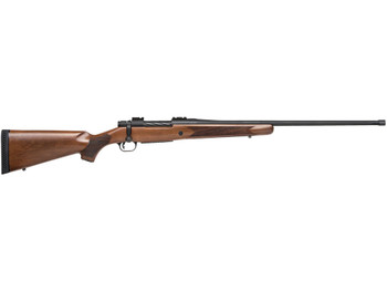 Mossberg 28132 Patriot Full Size 300 Win Mag 3+1 24" Matte Blued Fluted Threaded Barrel, Drilled & Tapped Matte Blued Stainless Steel Receiver, Walnut Fixed Stock, Right Hand