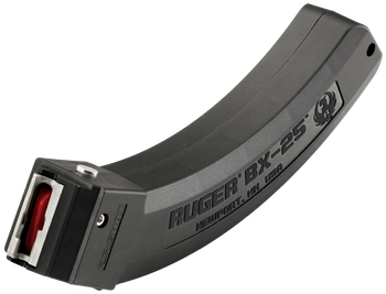 Ruger 90361 BX-25  25rd Magazine Fits Ruger 10/22/SR/77/Charger 22LR Black                                                                                                                              