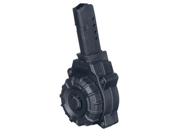 ProMag DRMA34 Standard 30rd Drum 9mm Luger Compatible w/ Glock 43 Black DuPont Zytel Polymer