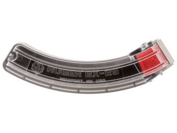 Ruger 90591 BX-25 25rd Magazine Fits Ruger 10/22/SR/77/Charger 22LR BX-25 Clear