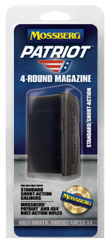 Mossberg 95347 Drop Box Magazine Patriot 5rd 6.5 Creedmoor/308 Win/7mm-08 Rem/243 Win Fits Mossberg 4x4 Short Action Black Polymer                                                                      