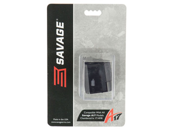 Savage Arms 90022 A17/B17 10rd Rotary 17 HMR Black Polymer