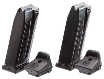 Ruger 90686 Security-9 Value Pack 10rd 9mm Luger Black Oxide Steel 2 Per Pack                                                                                                                           