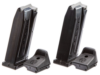 Ruger 90686 Security-9 Value Pack 10rd 9mm Luger Black Oxide Steel 2 Per Pack