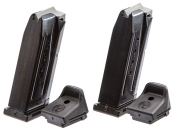 Ruger 90686 Security-9 Value Pack 10rd 9mm Luger Black Oxide Steel 2 Per Pack