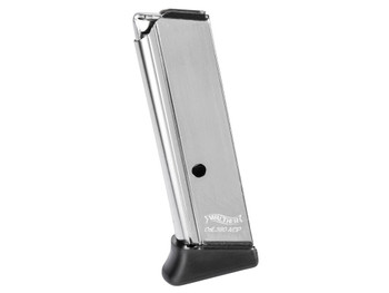 Walther Arms 2246012 PPK/S 7rd Detachable w/Finger Rest 380 ACP Nickel Steel
