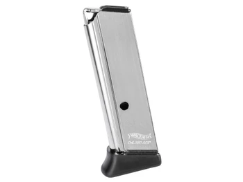 Walther Arms 2246012 PPK/S 7rd Detachable w/Finger Rest 380 ACP Nickel Steel