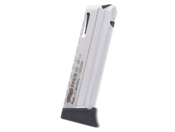 Walther Arms 503600 PPK/S 10rd 22 LR Nickel Polymer