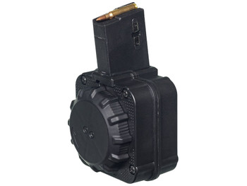 ProMag DRMA8 Standard 65rd Drum 5.56x45mm Fits AR-15 Black DuPont Zytel Polymer