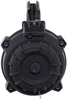 ProMag DRMA9 Standard  50rd Drum 7.62x39mm Fits AK-47 Black DuPont Zytel Polymer                                                                                                                        