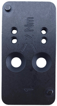 HK 50254261 VP9 Mounting Plate  Black Steel Fits H&K VP9 Optics Ready                                                                                                                                   